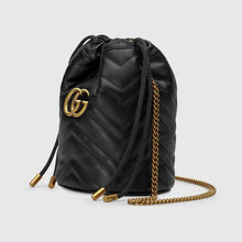 Load image into Gallery viewer, Gucci GG Marmont mini bucket bag