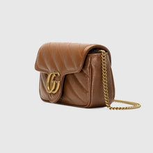 Load image into Gallery viewer, Gucci GG Marmont matelassé super mini bag