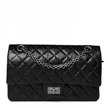 Load image into Gallery viewer, CHANEL Aged Calfskin Quilted 2.55 Reissue 225 Flap Black