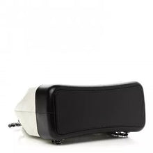 Load image into Gallery viewer, CHANEL Aged Calfskin Quilted Gabrielle Backpack Black White
