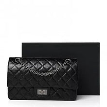 Load image into Gallery viewer, CHANEL Aged Calfskin Quilted 2.55 Reissue 225 Flap Black