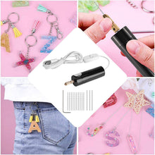 Load image into Gallery viewer, Abichoice Mini Electric Hand Drill Set, Portable USB Port, 3pcs Drill Bits (1.0-1.2mm) Tool for DIY Crafts Resin Jewellery Making