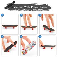 Load image into Gallery viewer, 12 Pieces Mini Skateboards Finger Skate Fingerboard