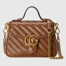 Load image into Gallery viewer, Gucci GG Marmont mini top handle bag