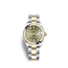 Load image into Gallery viewer, Datejust 31 is a gold and Oystersteel model