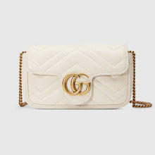 Load image into Gallery viewer, Gucci GG Marmont matelassé leather super mini bag