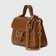 Load image into Gallery viewer, Gucci GG Marmont mini top handle bag