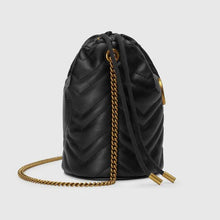 Load image into Gallery viewer, Gucci GG Marmont mini bucket bag