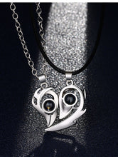 Load image into Gallery viewer, Heart Shape 100 I Love You Languages Projection Pendant Necklace Jewelry