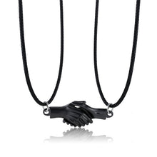 Load image into Gallery viewer, 2Pcs Hold Hands Magnetic Couple Pendant Necklace Jewelry