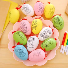 Load image into Gallery viewer, Abichoice Simple Strokes DIY Easter Egg, Painting Handmade Educational Toys, 1 Egg+4Pens
