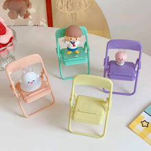 Load image into Gallery viewer, Abichoice Foldable Mobile Phone Stool Chair, Desktop Creative Decorative Ornaments
