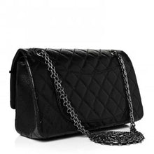 Load image into Gallery viewer, CHANEL Aged Calfskin Quilted 2.55 Reissue 225 Flap Black
