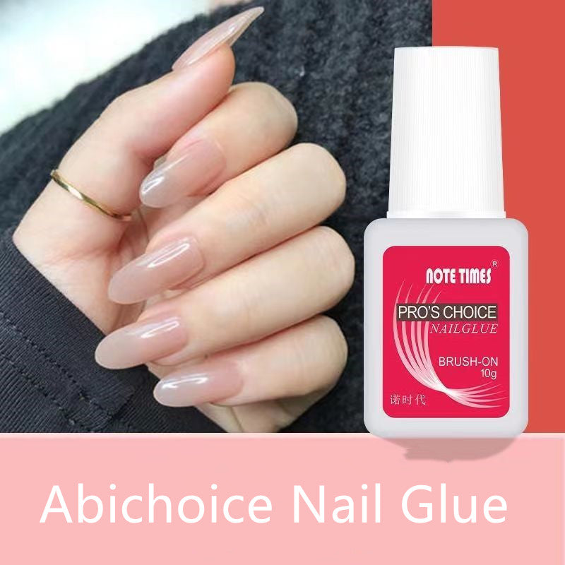 Abichoice 5Packs Super Strong Nail Glue For Acrylic Nails, Nail Tips and Press On Nails