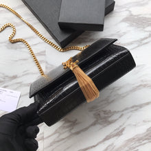 Load image into Gallery viewer, Yves Saint Laurent ‘Medium Monogram Sunset’ Croc Embossed Leather
