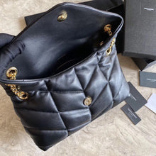 Load image into Gallery viewer, PUFFER MEDIUM BAG IN QUILTED LAMBSKIN
