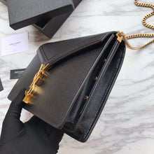 Load image into Gallery viewer, CASSANDRA MONOGRAM CLASP BAG IN OSTRICH
