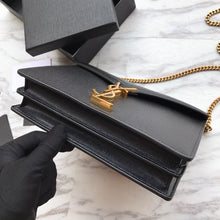 Load image into Gallery viewer, CASSANDRA MONOGRAM CLASP BAG IN OSTRICH
