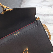 Load image into Gallery viewer, CASSANDRA MONOGRAM CLASP BAG IN OSTRICH
