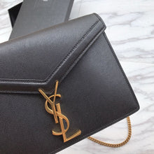 Load image into Gallery viewer, CASSANDRA MONOGRAM CLASP BAG IN OSTRICH

