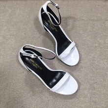 Load image into Gallery viewer, CASSANDRA FLAT SANDALS IN SMOOTH LEATHER
