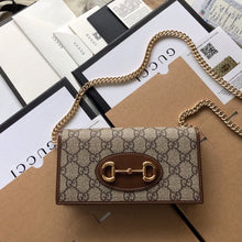 Load image into Gallery viewer, Gucci Horsebit 1955 wallet with chain
