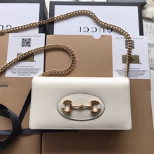 Load image into Gallery viewer, Gucci Horsebit 1955 wallet with chain
