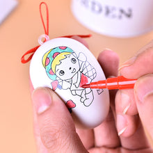 Load image into Gallery viewer, Abichoice Simple Strokes DIY Easter Egg, Painting Handmade Educational Toys, 1 Egg+4Pens
