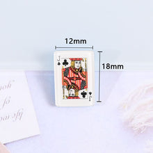 Load image into Gallery viewer, Abichoice Resin Playing Card, DIY Accessories Earrings Jewelry Materials (5PCS)
