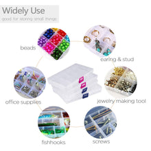 Load image into Gallery viewer, Abichoice 1 Pack, Transparent Nail Art Storage Box Container
