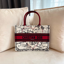 Load image into Gallery viewer, ‘I Love You’ Book Tote Small
