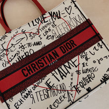 Load image into Gallery viewer, ‘I Love You’ Book Tote  – large
