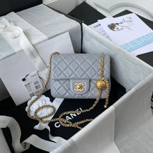 Load image into Gallery viewer, Chanel CF square with golden ball
