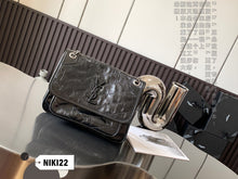 Load image into Gallery viewer, NIKI MEDIUM CHAIN BAG IN SUEDE
