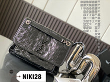Load image into Gallery viewer, NIKI MEDIUM CHAIN BAG IN SUEDE
