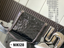 Load image into Gallery viewer, NIKI MEDIUM CHAIN BAG IN SUEDE
