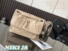 Load image into Gallery viewer, NIKI MEDIUM CHAIN BAG IN SUEDE
