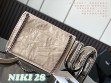 Load image into Gallery viewer, NIKI MEDIUM CHAIN BAG IN SUEDE
