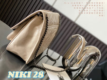 Load image into Gallery viewer, NIKI MEDIUM CHAIN BAG IN SUEDE
