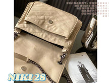 Load image into Gallery viewer, NIKI MEDIUM CHAIN BAG IN SUEDE
