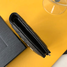 Load image into Gallery viewer, CASSANDRE MATELASS FLAP CARD CASE IN GRAIN DE POUDRE EMBOSSED LEATHER

