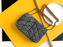 Load image into Gallery viewer, PUFFER TOY BAG IN CANVAS AND SMOOTH LEATHER
