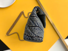 Load image into Gallery viewer, PUFFER TOY BAG IN CANVAS AND SMOOTH LEATHER
