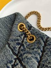 Load image into Gallery viewer, PUFFER TOY BAG IN CANVAS AND SMOOTH LEATHER
