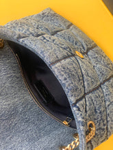 Load image into Gallery viewer, PUFFER TOY BAG IN CANVAS AND SMOOTH LEATHER
